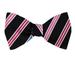 Men's Black Silk Self Tie Bowtie Tie Yourself Bow Ties