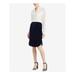 RALPH LAUREN Womens Navy Slitted Knee Length Pencil Skirt Size XL