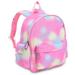 Vbiger 12inch Kids Backpack for Toddlers, Boys & Girls, Waterproof Polyester School Bag Travel Backpack for Kids, Dot Pattern, Pink