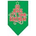 Go Jesus Screen Print Bandana, Emerald Green - Large