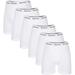 Rocky Men's Cotton Classic Boxer Briefs Soft Knitted Stretch Boxers (White - XXX-Large)