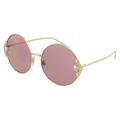 Dolce & Gabbana DG2252H 1339/0E Gold/Pink Round Sunglasses