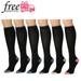 Tipi Toe Women's 6 Pairs Winter Warm Knee High Sock Boot Socks