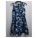 Polo Ralph Lauren Denim Twill Sleeveless dress, Blue Floral, Size 10