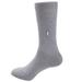 Jacob Alexander Pair of English Alphabet Letter Initials Socks - Light Gray - Letter L