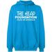 Unisex Crewneck Sweatshirt, The Head Foundation, Slim Fit, Long Sleeve Sweater - Sapphire Small