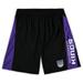 Sacramento Kings Fanatics Branded Big & Tall Wordmark Logo Practice Shorts - Black/Purple