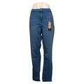 Laurie Felt Women's Jeans Sz XL Silky Denim Royal Skinny Zip-Front Blue A352580