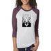 Halloween Lost Boys Vampire Women Graphic Tees 3/4 Raglan Sleeve