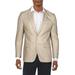 Lauren Ralph Lauren Mens Linen Blend Business Two-Button Blazer