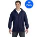 Mens 9.7 oz. Ultimate Cotton 90/10 Full-Zip Hood F280 (10 PACK)