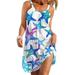 Sexy Dance Women Beach Bathing Suit Swimsuit Cover Ups Swimwear Summer Strappy Dress Ladies Sleeveless Boho Sundress