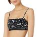 Calvin Klein Women's Ck One Micro Unlined Bralette, Intersection Logo Print, M