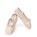 Sansha Pink Ballet Full Leather Sole Ballet Shoes Little Girls 5M-7M