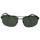 Polo Ralph Lauren PH 3095 9005/9A - Semi Shiny Green/Green Polarized by Ralph Lauren for Men - 63-16-130 mm Sunglasses