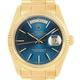 Pre-Owned Rolex Day-Date 18238 36mm Yellow Gold Blue Index Automatic 1 Year Warranty