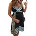 Colisha Summer Beach Sundress Women Sleeveless Maternity Breastfeeding Mini Dress Pregnant Casual Sleepwear Pajama Dresses
