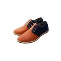 Wazshop Men's Oxford Suede Business Casual Dress Shoes Plain Toe Oxfords Classic Formal Derby Shoes