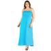 Womenâ€™s Plus Size Strapless Maxi Dress