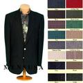 Mens 2 Button Front 4 On Sleeves Fully Lined Metal Buttons Blazer All Colors