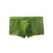 CVLIFE Men's Sexy Mesh Underwear Boxer Shorts Low Waist See-Through Sheer Swim Trunks Swimwear