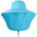 Meterk Fishing Cap Wide Brim Sun Hat with Neck Flap for Travel Camping Hiking Boating