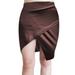 Fashion Womens Solid Package Hip Slim Fit Split Sexy Casual Short Leather Skirt