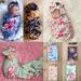 New Newborn Girl Boy Swaddle Wrap Blanket Sleeping Bag+Headband Outfits Set