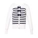 Richie House Girls' Striped Sweater Cardigan with Bow RH2438