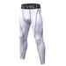 Men Compression Fitness Pants Tights Casual Bodybuilding Male Trousers Brand Skinny Leggings Quik Dry Sweatpants Workout Pants White XXL