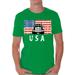 Awkward Styles Truck USA Men Shirt Gifts for Men USA Truck Driver T shirt for Men One Nation USA Flag Men Tshirt I'm American Vintage USA T-shirt for Men 4th of July Gifts American Flag Men Shirts
