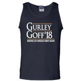 BLUE Los Angeles Todd Gurley Jared Goff "Making Los Angeles Great Again" TANK TOP ADULT