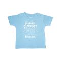 Inktastic Women Support Women Fist Bump Infant T-Shirt Unisex Light Blue 24 Months