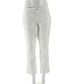 Studio Denim& Co Petite Denim Cuffed Ankle Jeans White Women's A305413