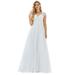Ever-Pretty Womens Floor Length A Line Lace Wedding Dress for Bridal 00235 White US8