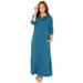 Catherines Women's Plus Size Free & Easy Maxi Dress (With Pockets)