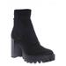 Chelsea Boots w Elastic Knit Sweater Sock - Threaded Lug Sole Bootie (Woman)