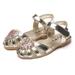 Bmnmsl Girls Sandals Casual Light Cool Love Sequin Monochrome Flat Shoes