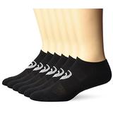 asics invasion no show 6 pack socks - men's