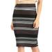 Scuba Pencil Skirt Midi Bodycon Skirt Below Knee Skirt, Office Skirt High Waist