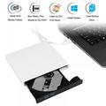 12.7mm External CD DVD Drive USB 2.0 Portable Optical Drive Case Kit External Mobile Enclosure DVD/CD-ROM Case for Laptop Notebook PC Desktop Computer (Case Only)