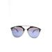 Christian Dior Womens DiorReflective Metal Aviator Sunglasses Light Blue