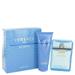 Versace Gift Set -- 3.3 oz Eau De Toilette Spray (Eau Frachie) + 3.3 oz Shower Gel