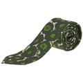 Burberry Men's Slim Cut Abstract Floral Print Silk Tie In Tourmaline Green