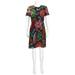 Burberry Ladies Floral Print Silk A-line Dress