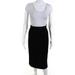 Pre-ownedEscada Womens Wool Solid High Waist Pencil Skirt Black Size M