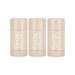 3 X Hempz Koa & Sweet Almond Smoothing Herbal Cleansing Stick 2.7oz each. SMALL DAMAGED