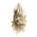 Duobla 17 Inch Wig PonyTail Matte High Temperature Silk Fiber Claw Clip