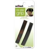 Scunci No-Slip Grip Auto Clasp Barrettes Colors May Vary 2 ea (Pack of 6)