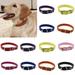 Yesbay Small Pet Dog Adjustable Faux Leather Collar Puppy Cat Buckle Neck Strap Decor